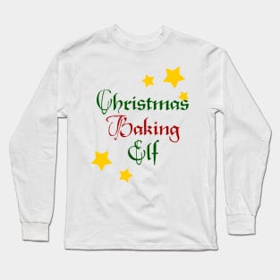 Xmas Baking Elf Long Sleeve T-Shirt